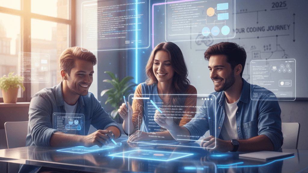 Start coding in 2025 illustration